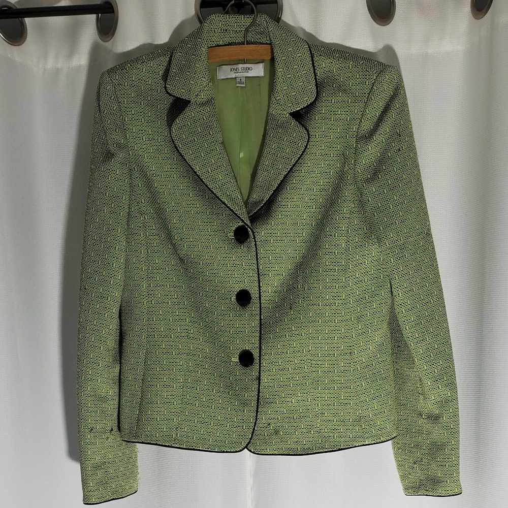 Jones Studio Separates Blazer Jacket / Avocado Tw… - image 1